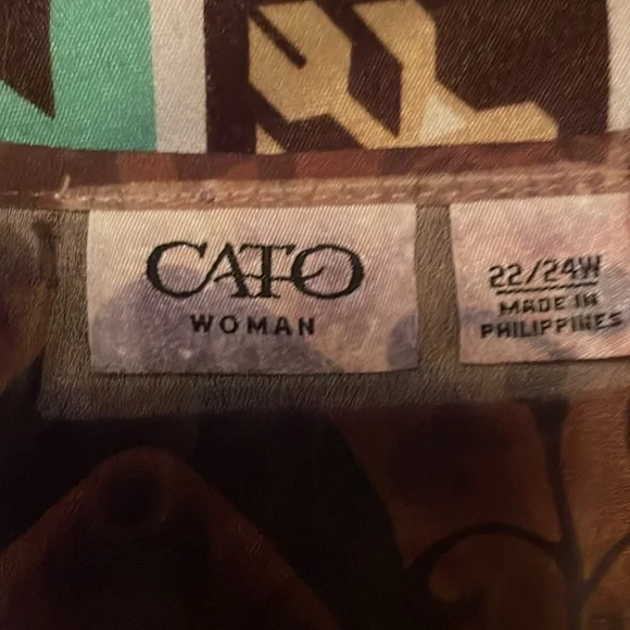 Cato sublimation blouse size 22/24​​ - Picture 3 of 3
